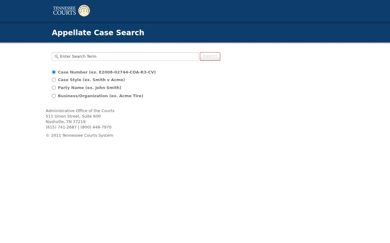 Gallatin people search with Tennessee appellate court records