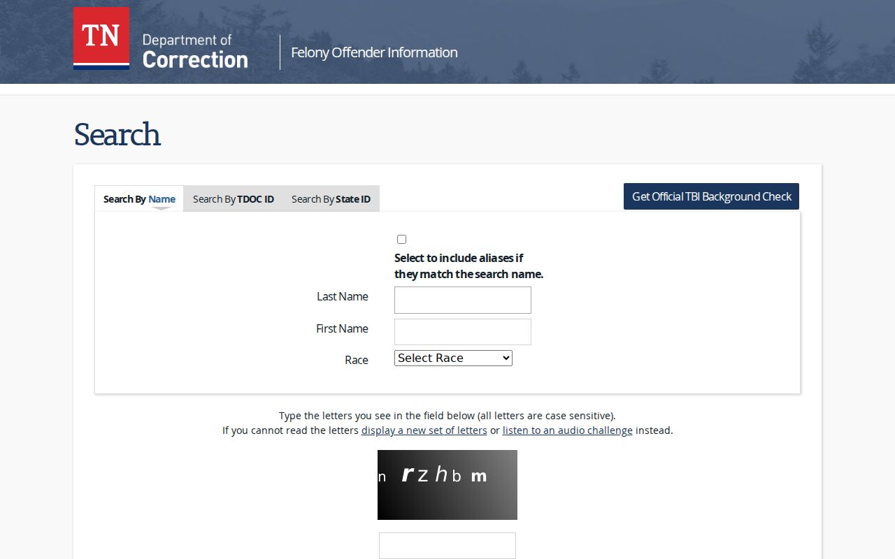 Gallatin open records search in the Tennessee FOIL interface